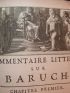 CALMET : Commentaire littéral sur tous les livres de l'Ancien et du Nouveau Testament. Jeremie et Baruch - Edition-Originale.com