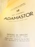 CAMPBELL : Adamastor - Autographe, Edition Originale - Edition-Originale.com