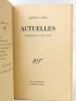 CAMUS : Actuelles - Chroniques 1944-1948 - Signed book, First edition - Edition-Originale.com