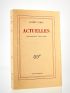 CAMUS : Actuelles - Chroniques 1944-1948 - First edition - Edition-Originale.com