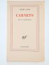 CAMUS : Carnets I. Mai 1935 - Février 1942 - Prima edizione - Edition-Originale.com