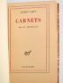 CAMUS : Carnets. Mai 1935 - Février 1942 - Erste Ausgabe - Edition-Originale.com
