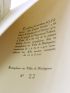 CAMUS : La ballade de la geôle de Reading. - L'artiste en prison - Signed book, First edition - Edition-Originale.com