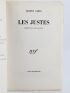 CAMUS : Les justes - First edition - Edition-Originale.com