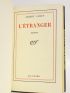 CAMUS : L'Etranger - First edition - Edition-Originale.com