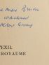 CAMUS : L'Exil et le Royaume - Autographe, Edition Originale - Edition-Originale.com