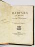 CAMUS : Les martyrs du drapeau. Récits militaires - First edition - Edition-Originale.com