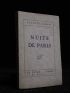 CARCO : Nuits de Paris - Signiert, Erste Ausgabe - Edition-Originale.com
