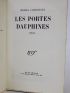 CARROUGES : Les portes dauphines - Libro autografato, Prima edizione - Edition-Originale.com