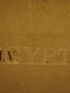DESCRIPTION DE L'EGYPTE.  Collection d'antiques. Figure en granit noir, Fragments en albâtre. (ANTIQUITES, volume V, planche 60) - First edition - Edition-Originale.com