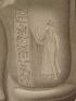DESCRIPTION DE L'EGYPTE.  Collection d'antiques. Figure en granit noir, Fragments en albâtre. (ANTIQUITES, volume V, planche 60) - First edition - Edition-Originale.com