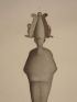 DESCRIPTION DE L'EGYPTE.  Collection d'antiques. Figures en bronze, Buste en basalte gris. (ANTIQUITES, volume V, planche 63) - First edition - Edition-Originale.com