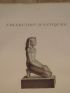 DESCRIPTION DE L'EGYPTE.  Collection d'antiques. Figures en bronze, Figure en basalte, Figure en terre cuite émaillée. (ANTIQUITES, volume V, planche 65) - First edition - Edition-Originale.com