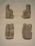 DESCRIPTION DE L'EGYPTE.  Collection d'antiques. Groupe en basalte. (ANTIQUITES, volume V, planche 64) - Prima edizione - Edition-Originale.com