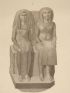 DESCRIPTION DE L'EGYPTE.  Collection d'antiques. Groupe en basalte. (ANTIQUITES, volume V, planche 64) - First edition - Edition-Originale.com