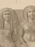 DESCRIPTION DE L'EGYPTE.  Collection d'antiques. Groupe en basalte. (ANTIQUITES, volume V, planche 64) - Prima edizione - Edition-Originale.com