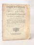 CAULET : Dissertation à l'occasion des actes de l'assemblée générale du clergé de France de 1765. Sur la religion - Erste Ausgabe - Edition-Originale.com