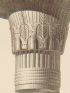DESCRIPTION DE L'EGYPTE.  Esné (Latopolis). Vues de douze chapiteaux du portique. (ANTIQUITES, volume I, planche 75) - Edition Originale - Edition-Originale.com