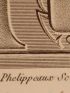 DESCRIPTION DE L'EGYPTE.  Ile de Philae. Bas-reliefs et autres sculptures du temple de l'ouest, Détails de hiéroglyphes du même temple. (ANTIQUITES, volume I, planche 23) - Erste Ausgabe - Edition-Originale.com