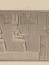DESCRIPTION DE L'EGYPTE.  Ile de Philae. Bas-reliefs et autres sculptures du temple de l'ouest, Détails de hiéroglyphes du même temple. (ANTIQUITES, volume I, planche 23) - First edition - Edition-Originale.com