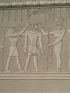 DESCRIPTION DE L'EGYPTE.  Ile d'Eléphantine. Bas-reliefs du temple du sud. (ANTIQUITES, volume I, planche 37) - Erste Ausgabe - Edition-Originale.com