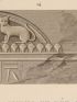 DESCRIPTION DE L'EGYPTE.  Thèbes. Hypogées. Sculptures, fragments et détails coloriés. (ANTIQUITES, volume II, planche 45) - Prima edizione - Edition-Originale.com