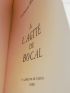 CELINE : Lettre à J.B. Sartre ou A l'agité du bocal - précieux exemplaire d'auteur signé par Louis-Ferdinand Céline - Signed book, First edition - Edition-Originale.com