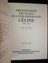 CELINE : Bibliographie des écrits de Louis-Ferdinand Céline - Erste Ausgabe - Edition-Originale.com