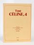 CELINE : Tout Céline 4 - Prima edizione - Edition-Originale.com