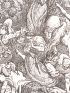 Cervantès, Don Quichotte, Arrivée de Don Quichotte aux noces de Gamache. Gravure originale sur bois debout. Tome 2, ch.20 - Erste Ausgabe - Edition-Originale.com