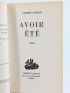 CESBRON : Avoir été - First edition - Edition-Originale.com