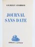CESBRON : Journal sans Date I & II - Edition Originale - Edition-Originale.com