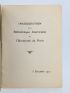 CESTRE : Inauguration de la bibliothèque américaine de l'Université de Paris - First edition - Edition-Originale.com