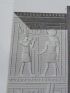 DESCRIPTION DE L'EGYPTE.  Denderah (Tentyris). Plan, coupe et détail de la porte du nord. (ANTIQUITES, volume IV, planche 5) - First edition - Edition-Originale.com