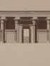 DESCRIPTION DE L'EGYPTE.  Environs d'Esné (Latopolis). Plan, coupe, élévation et détails du temple au nord d'Esné. (ANTIQUITES, volume I, planche 85) - First edition - Edition-Originale.com