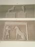 DESCRIPTION DE L'EGYPTE.  Erment (Hermonthis). Bas-reliefs de l'intérieur et de l'extérieur du temple. (ANTIQUITES, volume I, planche 95) - Prima edizione - Edition-Originale.com