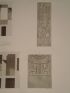 DESCRIPTION DE L'EGYPTE.  Ile d'Eléphantine. Coupes et bas-reliefs du temple du sud. (ANTIQUITES, volume I, planche 36) - Prima edizione - Edition-Originale.com