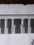 DESCRIPTION DE L'EGYPTE.  Qâou el Kebyreh (Antaeopolis). Plan, coupe, élévation et détails du portique du temple. Plan des restes de l'édifice de l'Ouest. (ANTIQUITES, volume IV, planche 41) - First edition - Edition-Originale.com