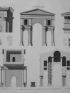 DESCRIPTION DE L'EGYPTE.  Antinoë. Plan, élévation coupes et détails de l'arc de triomphe. (ANTIQUITES, volume IV, planche 58) - Erste Ausgabe - Edition-Originale.com