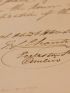 CHANTREY : Lettre autographe signée : prix de ses sculptures de généraux des guerres napoléoniennes à la Cathédrale Saint-Paul de Londres - Signed book, First edition - Edition-Originale.com
