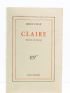CHAR : Claire - Prima edizione - Edition-Originale.com