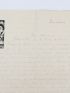 CHARCOT : Lettre autographe datée et signée à propos d'une croisière tributaire des caprices de la météorologie - Libro autografato, Prima edizione - Edition-Originale.com