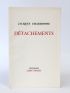 CHARDONNE : Détachements - Prima edizione - Edition-Originale.com