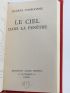 CHARDONNE : Le ciel dans la fenêtre - Libro autografato, Prima edizione - Edition-Originale.com