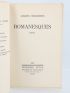 CHARDONNE : Romanesques - Autographe, Edition Originale - Edition-Originale.com