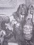 Charles Perrault, Contes, Peau d’âne, le roi désespéré. Gravure originale sur bois de fil, tirée sur Vélin fort - Edition Originale - Edition-Originale.com