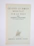 CHASTENET : Quand le Boeuf montait sur le Toit - Signed book, First edition - Edition-Originale.com