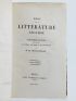 CHATEAUBRIAND : Essai sur la littérature anglaise et considérations sur le génie des hommes, des temps et des révolutions - Signiert, Erste Ausgabe - Edition-Originale.com