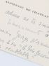 CHATEAUBRIANT : Carte de visite autographe signée adressée à Georges Normandy - Signed book, First edition - Edition-Originale.com