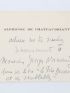 CHATEAUBRIANT : Carte de visite autographe signée adressée à Georges Normandy - Signed book, First edition - Edition-Originale.com